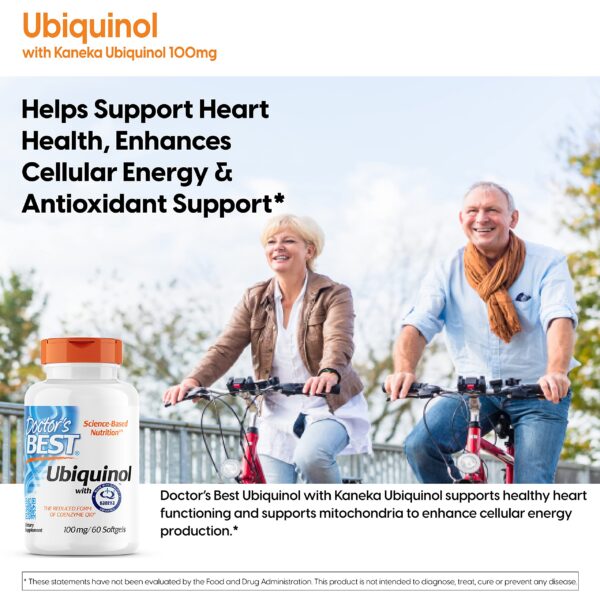 Cápsulas y softgels Doctors BEST Ubiquinol NAC