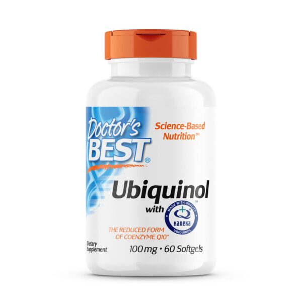 Etiqueta frontal de Doctors BEST Ubiquinol NAC