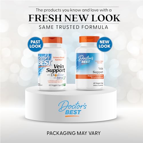 Etiqueta de Vein Support con ingredientes