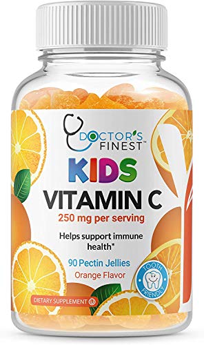 Doctor's Finest gomitas vitamina c 250 mg sabor naranja frasco