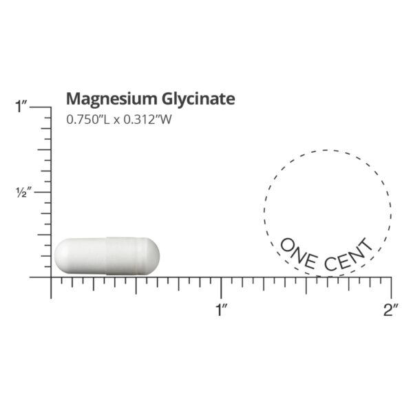 Caja y frasco del Magnesio glicinato complejo