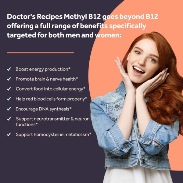 Doctor's Recipes B12 vegana para energía y metabolismo