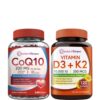 Version 1.0.0 Doctors Recipes CoQ10 y D3 K2 softgels frente