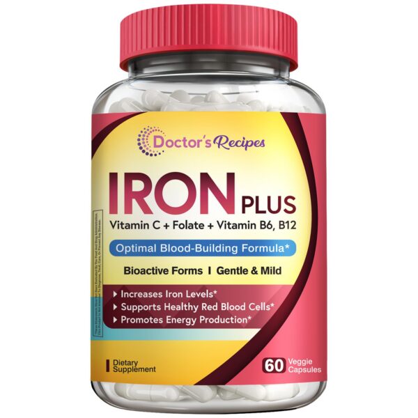 Doctor's Recipes Hierro Bisglicinato frasco vegano