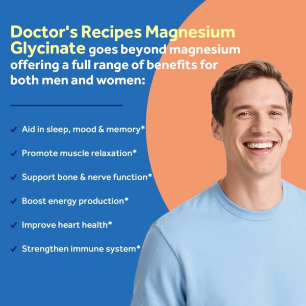 Etiqueta de magnesio glicinato