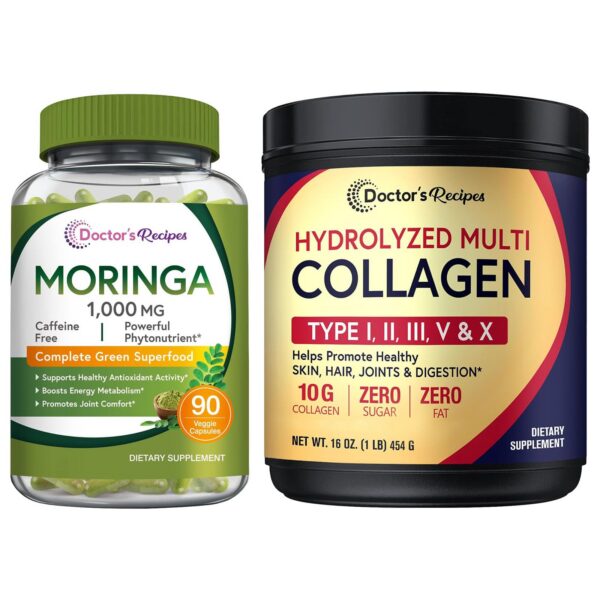 Version 1.0.0 Doctor's Recipes Moringa cápsulas frontal