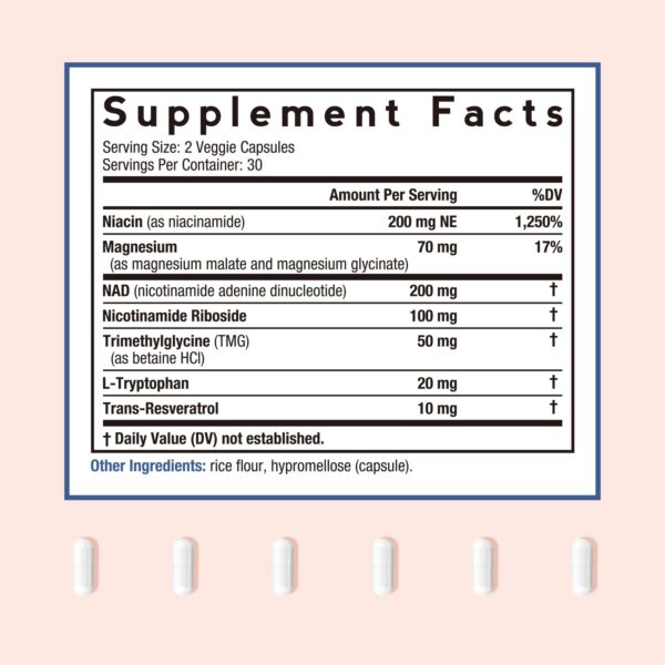 Frasco NAD Doctor's Recipes lateral