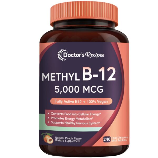 Doctor's Recipes vitamina b12 metilcobalamina 240 tabletas