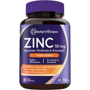 Frente del envase Zinc 50 mg