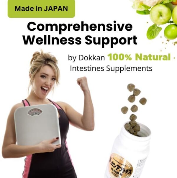 Dokkanaburadas frasco de tabletas digestivas