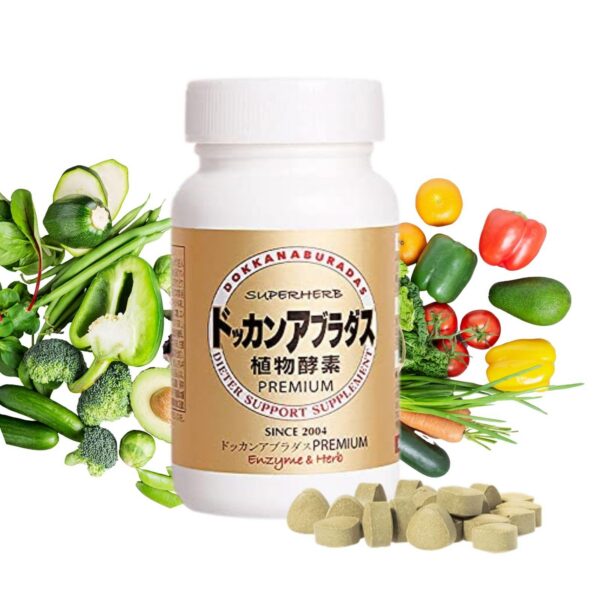 Dokkanaburadas enzimas digestivas naturales frontal