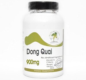 Dong Quai suplemento 900mg 100 cápsulas sin aditivos Naturetition