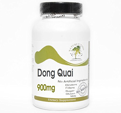 Dong Quai suplemento 900mg 100 cápsulas sin aditivos Naturetition