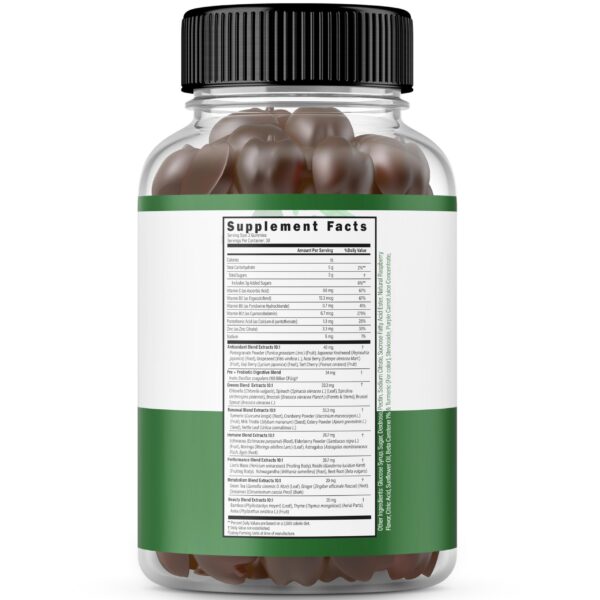 Version 1.0.0 Empaque de 60 gomitas Dorado Nutrition