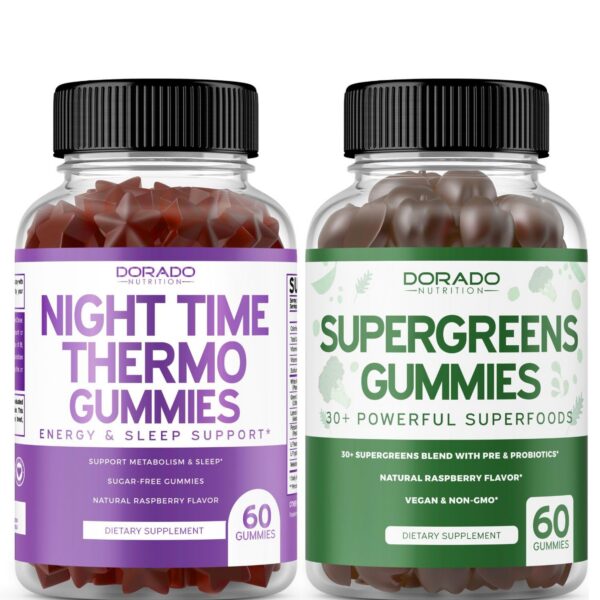 Version 1.0.0 Dorado Nutrition Night Time Fat Burner Gummies frasco