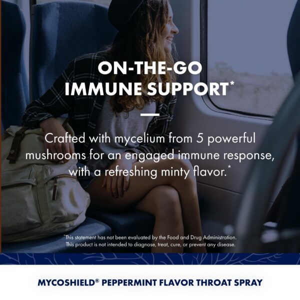 Dosificación de spray inmunológico con extractos de hongos variados