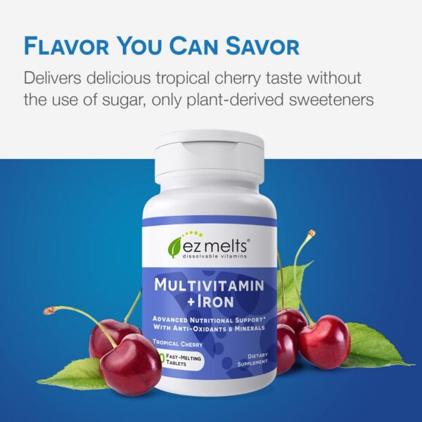 Version 1.0.0 Dosis diarias de multivitamínico EZ Melts con hierro