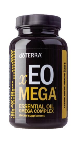Version 1.0.0 Frasco de doTERRA xEO Mega cápsulas
