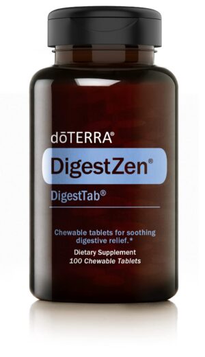 doTERRA DigestZen DigestTab 100 tabletas masticables apoyo digestivo