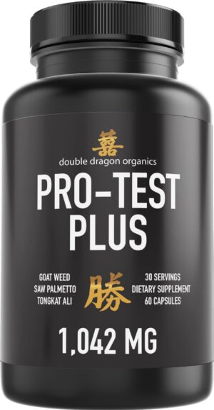 Double Dragon Organics Pro Test Plus suplemento para hombres