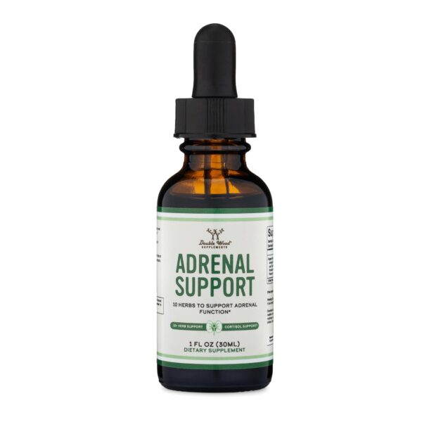 Double Wood Adrenal Drops frasco con gotero