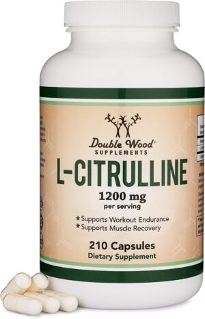 Frasco de Double Wood L-Citrulline 1200 mg