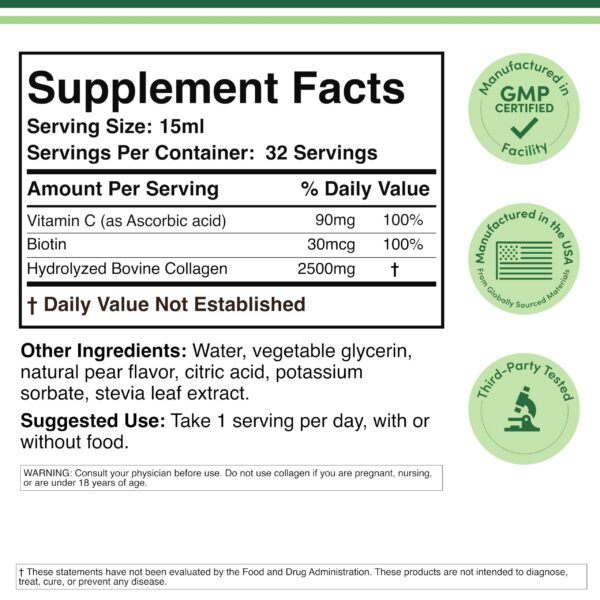 Frasco girado para mostrar etiqueta