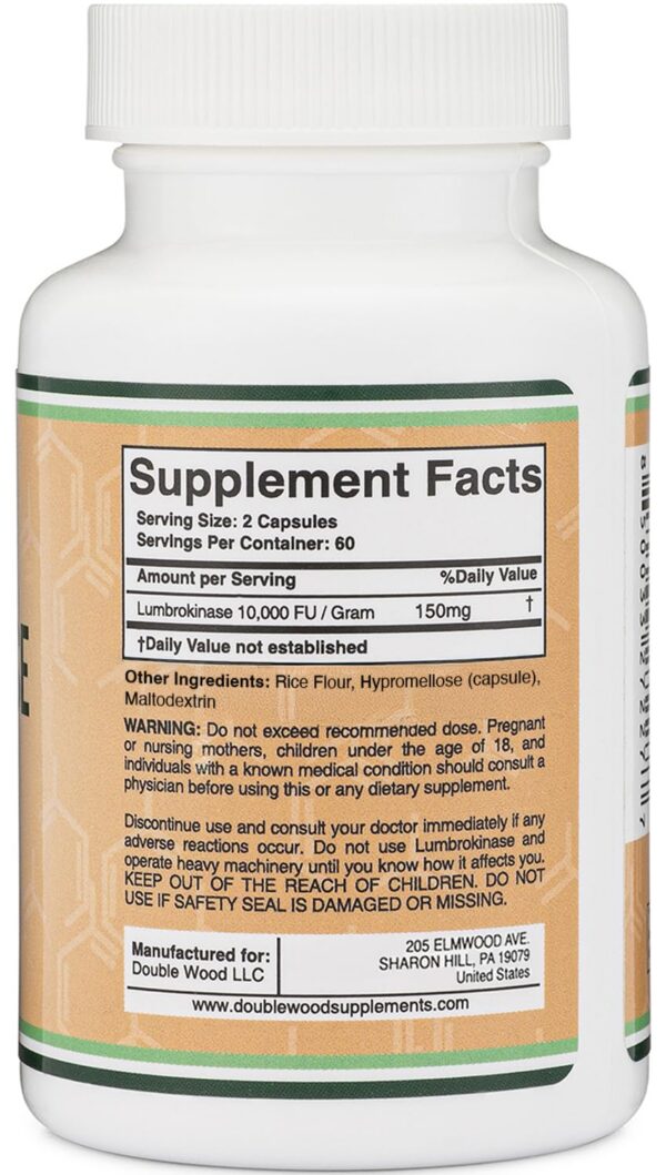 Cápsulas Lumbrokinase alineadas