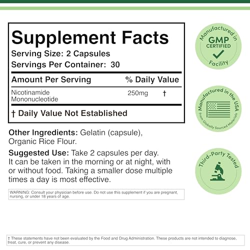 Version 1.0.0 Etiqueta del producto NMN Double Wood