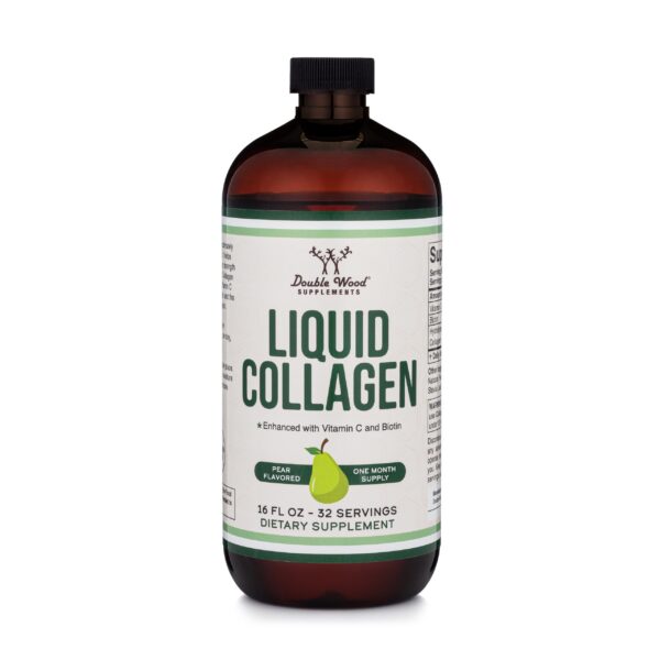 Frasco frontal de colágeno líquido premium Double Wood