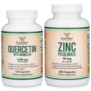 Frente del envase Double Wood Quercetina Zinc