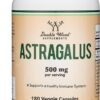 Botella suplemento astrágalo 500 mg Double Wood 180 cápsulas