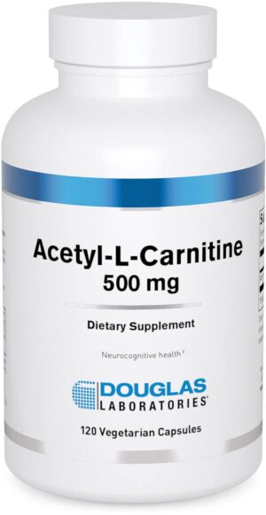 Frasco de Acetil L-Carnitina 500 mg Douglas Laboratories