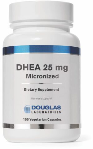 Frente de envase Douglas Laboratories DHEA 25 mg