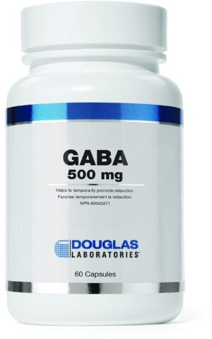 Douglas Laboratories GABA suplemento aminoácido 500 mg envase frontal