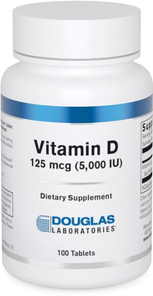 Douglas Laboratories Vitamina D3 etiqueta frontal