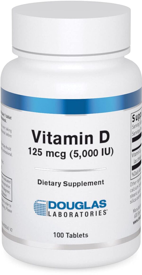 Douglas Laboratories Vitamina D3 etiqueta frontal