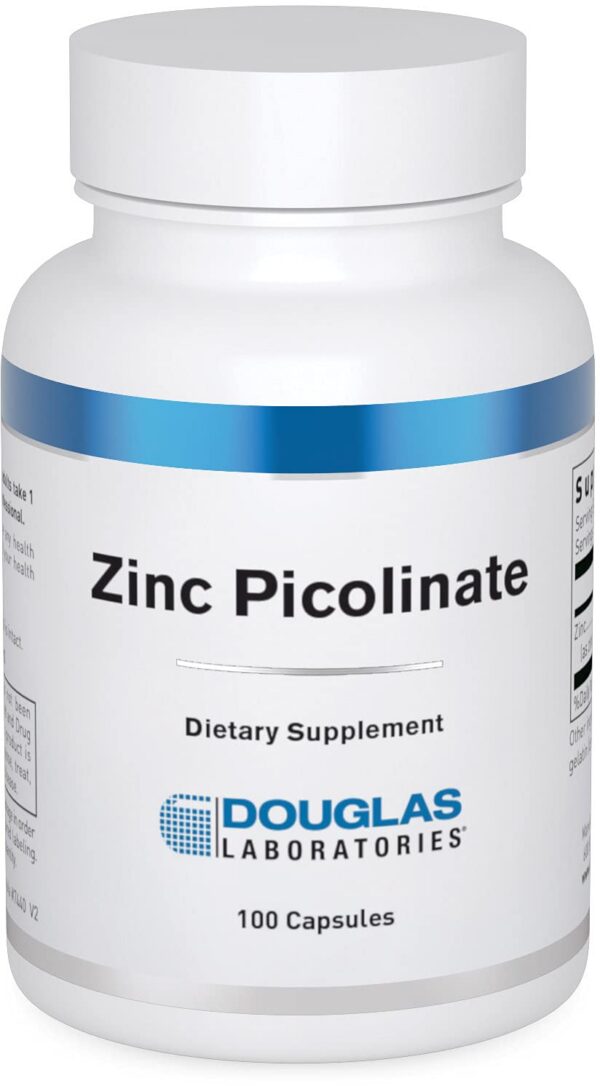 Version 1.0.0 Douglas Laboratories Zinc Picolinate frasco frontal