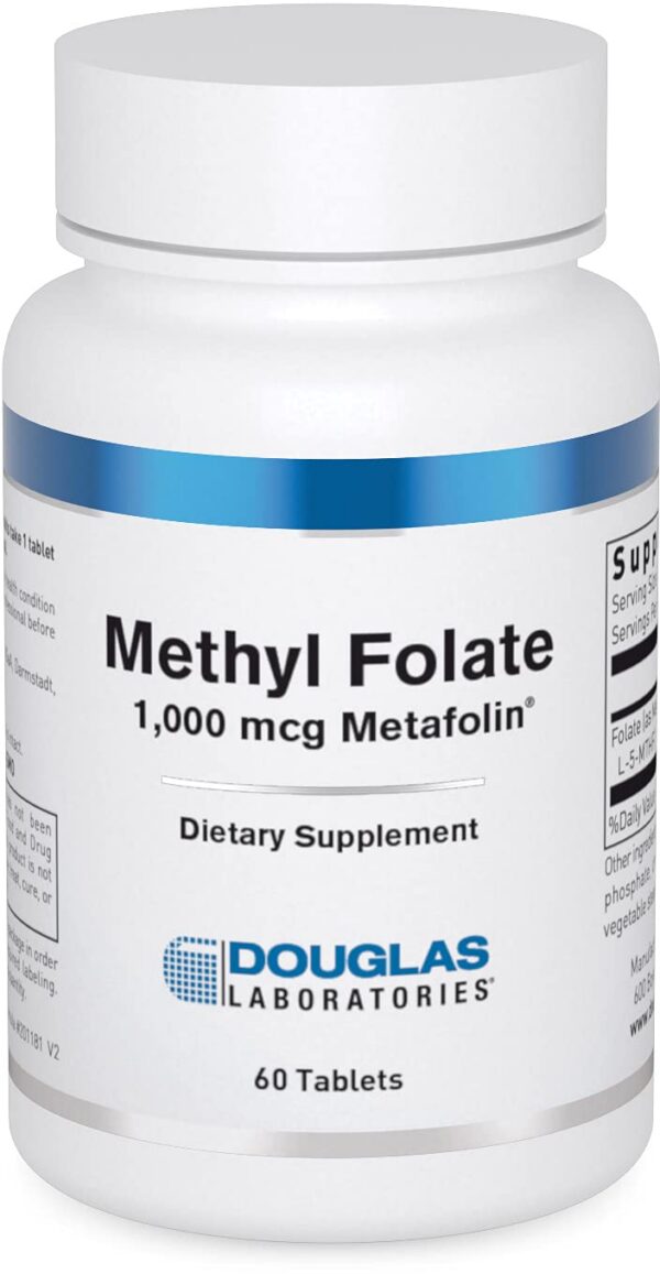 Douglas Methyl Folate L-5-MTHF 1000 mcg envase 60 tabletas