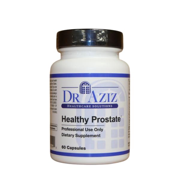 Frasco suplemento Dr Aziz Healthy Prostate 60 cápsulas