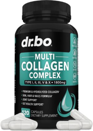 Frente del envase DR. BO Colágeno múltiple