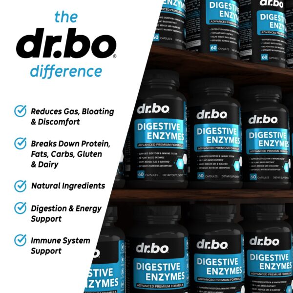 Dr Bo enzimas digestivas plantas ingredients