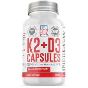 Frente de Dr. Boz K2+D3 cápsulas