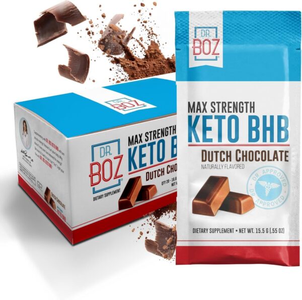 Frente del envase Dr. Boz Keto BHB Powder
