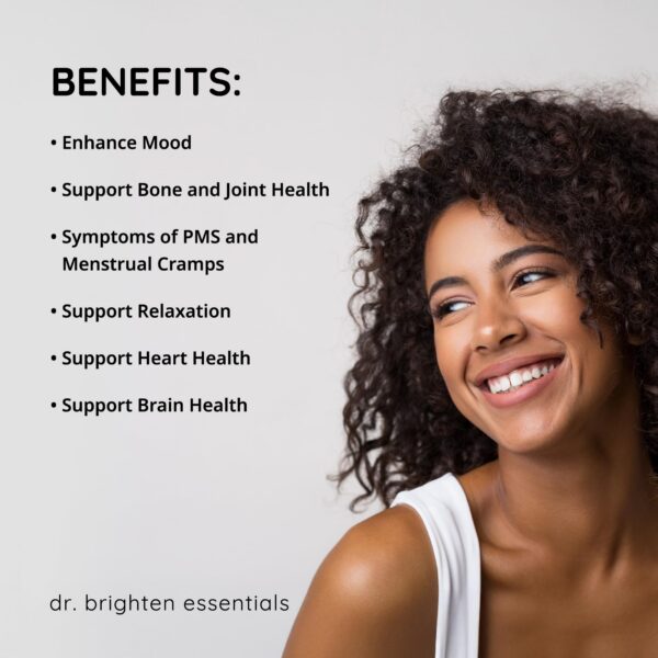 Version 1.0.0 Etiqueta frontal de Dr. Brighten Magnesium Plus