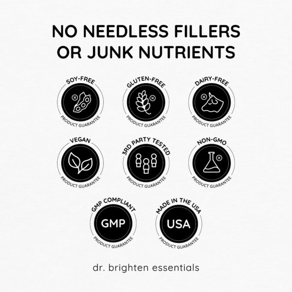 Gotas vitamina Dr. Brighten D3/K2 junto a vaso con agua