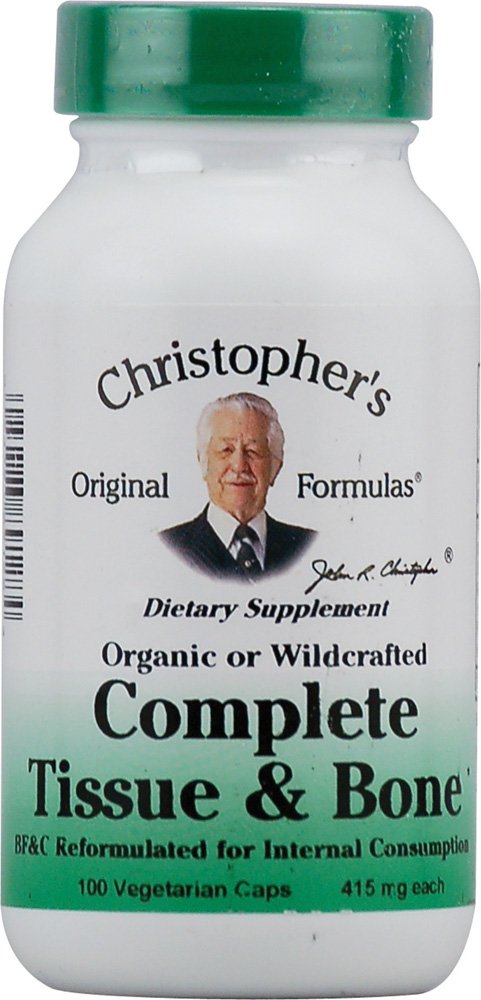 Version 1.0.0 Frasco de Dr. Christopher's Complete Tissue y Bone Formula