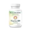 Dr Clark suplemento niacina 500mg botella con 100 cápsulas