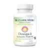 Frontal de la etiqueta Dr Clark Store Omega-3