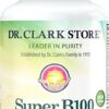 Dr Clark Store comprimidos vitamina B SuperB100 100 cápsulas gelatina